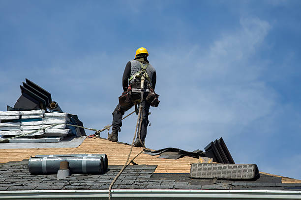Professional Roof Installation technician working in Ririe, ID